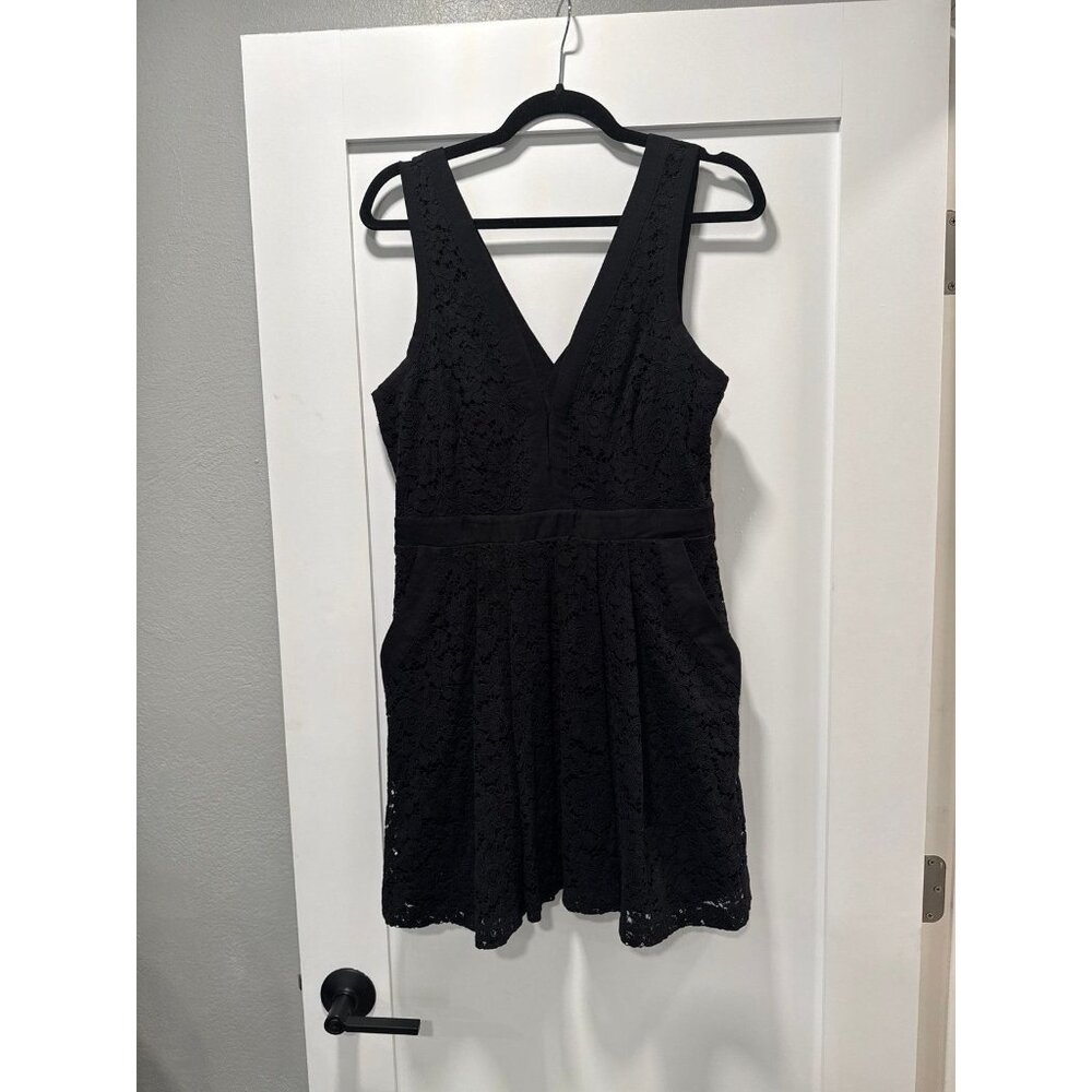 Free People black lace romper